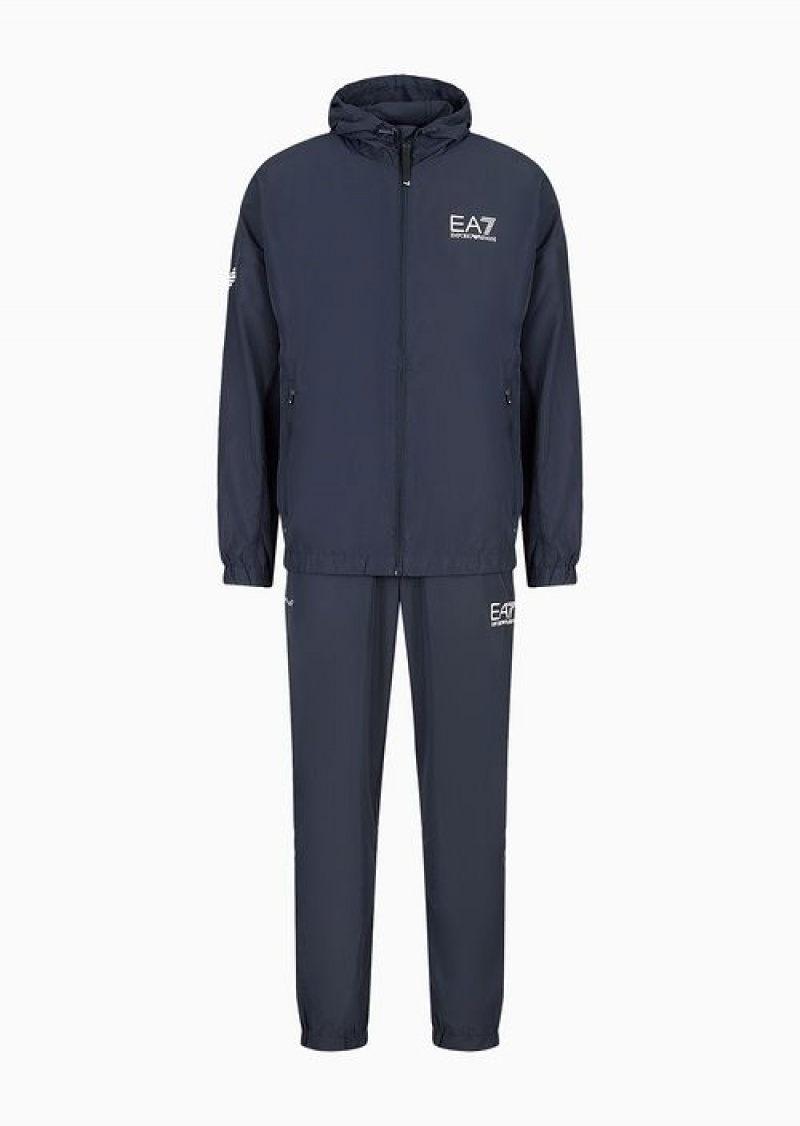 Navy Blue Emporio Armani Tennis Pro Tracksuit In Ventus7 Technical Fabric | EA7-SN59900