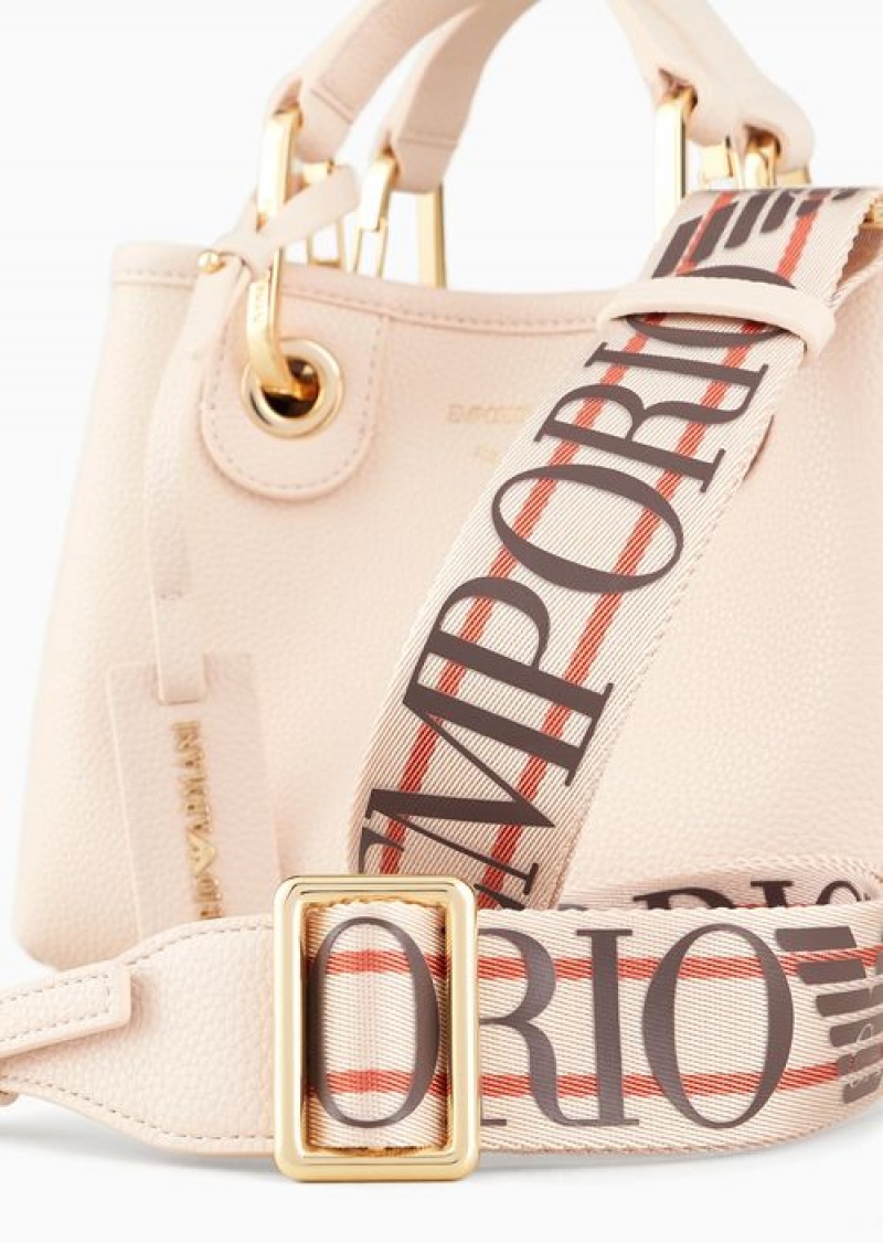 Nude Emporio Armani Deer-print Myea Mini Bag | EA-SN57287