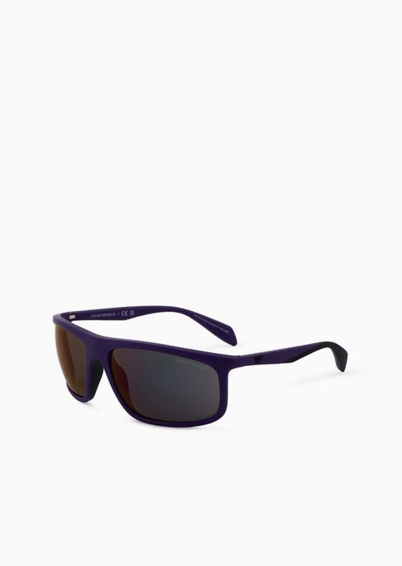 Pattern Emporio Armani Men’s Aviator Sunglasses | EA-SN59402