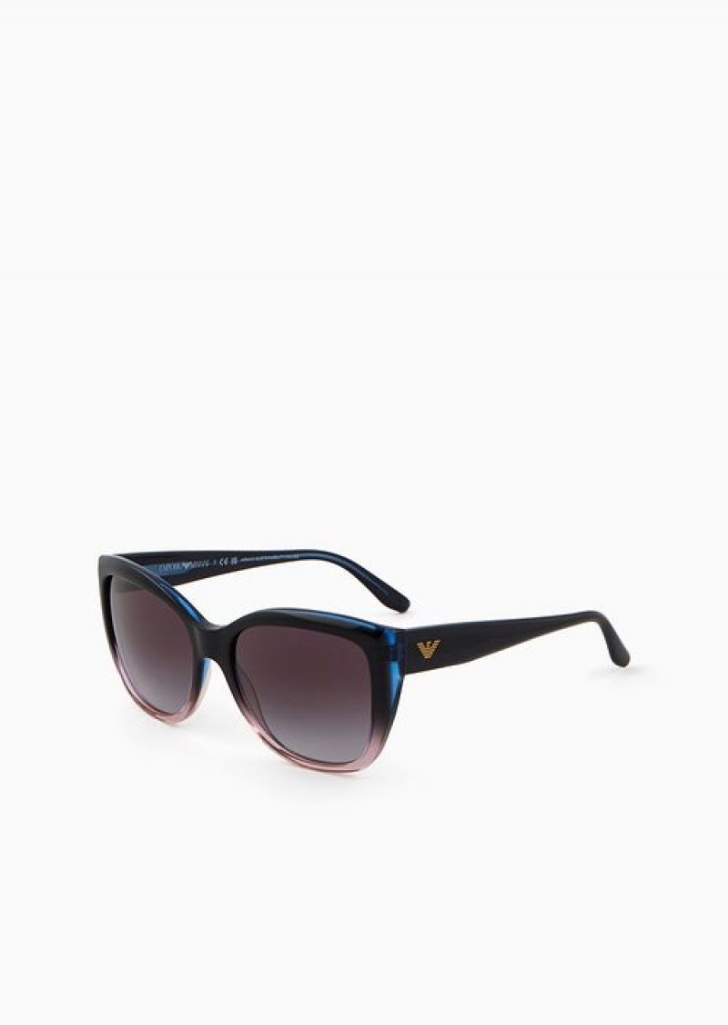 Pattern Emporio Armani Women’s Cat-eye Sunglasses | EA-SN57762