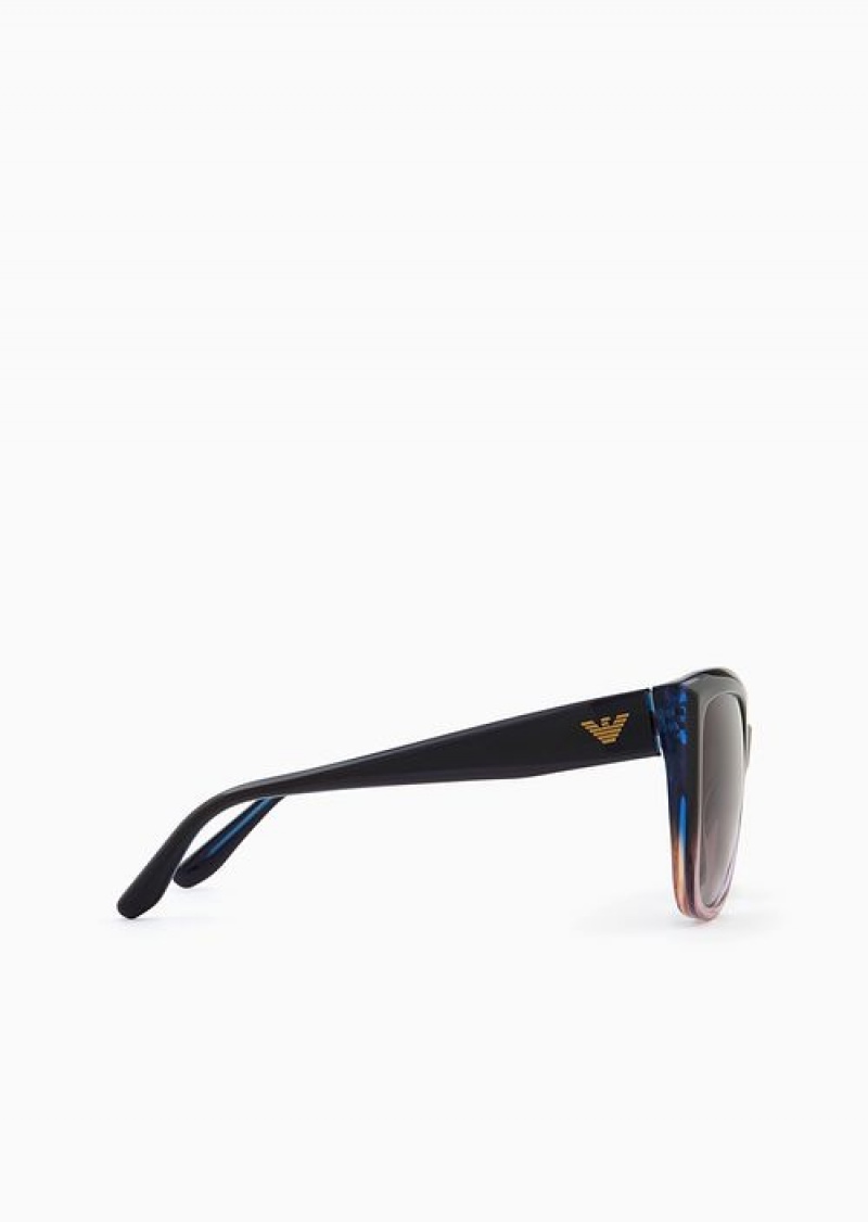 Pattern Emporio Armani Women’s Cat-eye Sunglasses | EA-SN57762