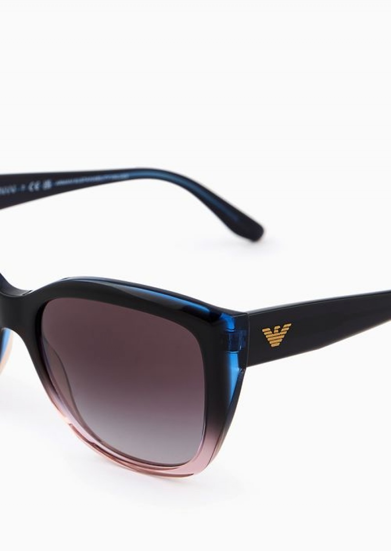 Pattern Emporio Armani Women’s Cat-eye Sunglasses | EA-SN57762