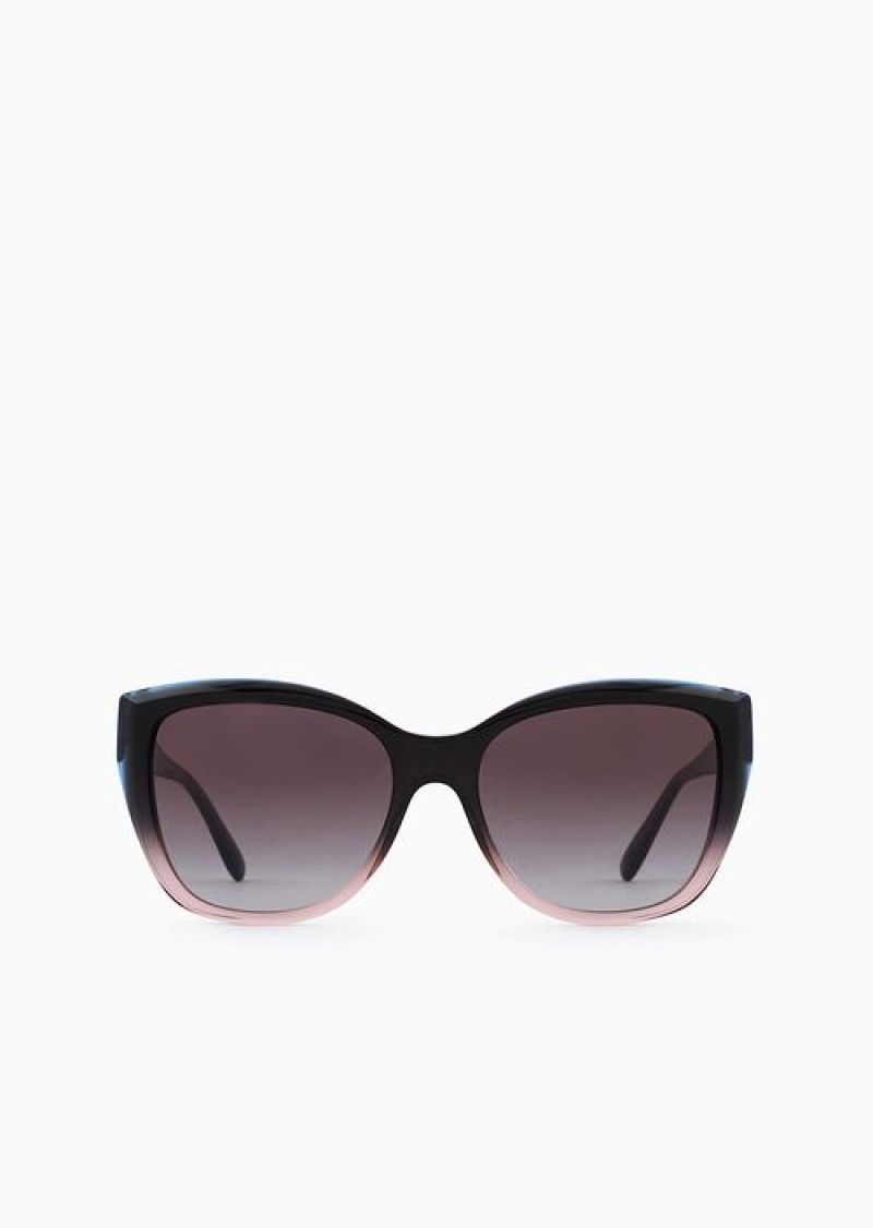 Pattern Emporio Armani Women’s Cat-eye Sunglasses | EA-SN57762