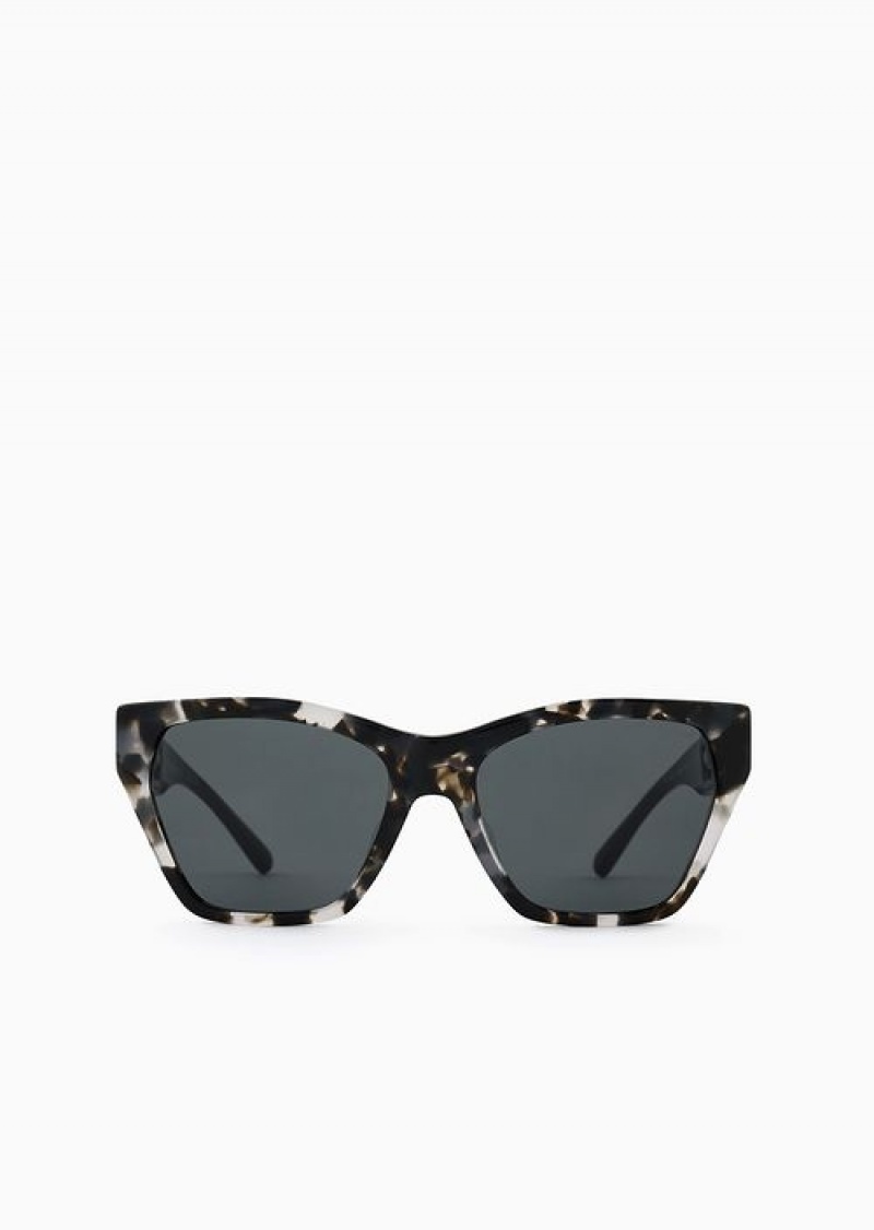 Pattern Emporio Armani Women’s Cat-eye Sunglasses | EA-SN57770