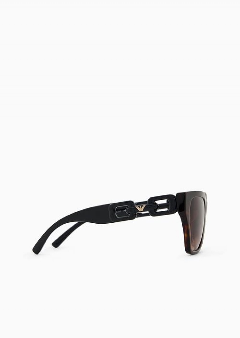 Pattern Emporio Armani Women’s Cat-eye Sunglasses | EA-SN57773