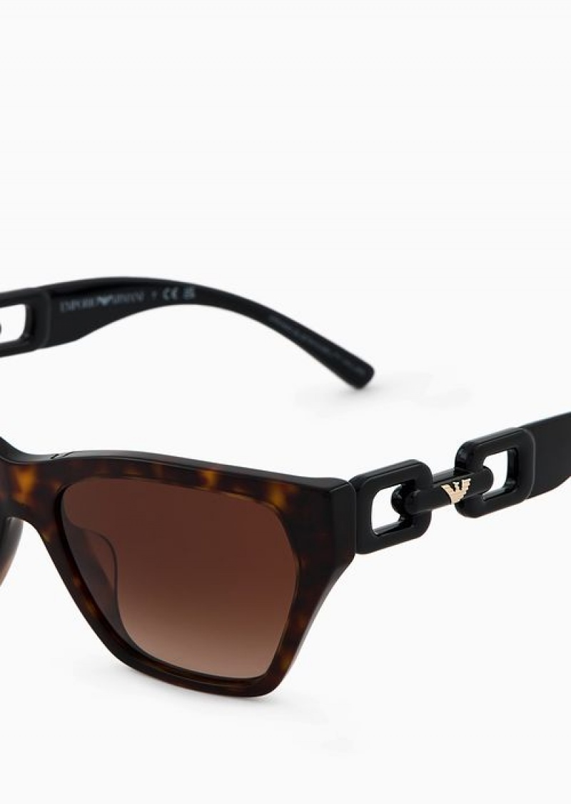 Pattern Emporio Armani Women’s Cat-eye Sunglasses | EA-SN57773