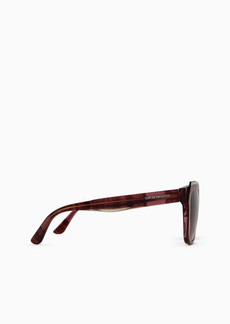 Pattern Emporio Armani Women’s Pillow Sunglasses | EA-SN57721