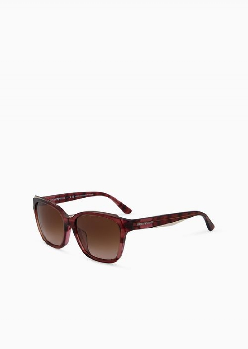 Pattern Emporio Armani Women’s Pillow Sunglasses | EA-SN57725