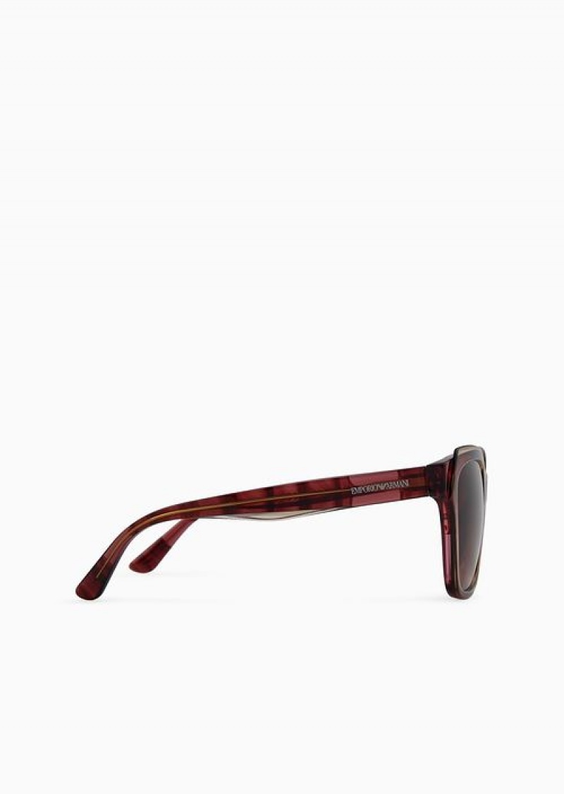 Pattern Emporio Armani Women’s Pillow Sunglasses | EA-SN57725