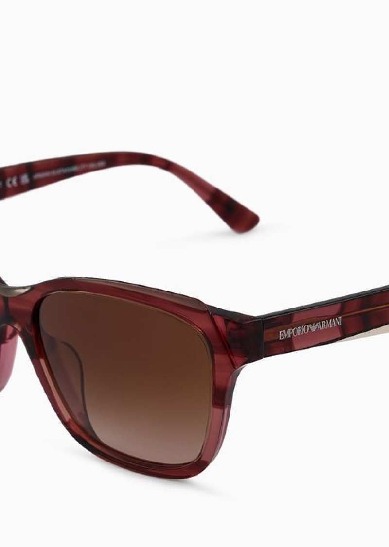 Pattern Emporio Armani Women’s Pillow Sunglasses | EA-SN57725