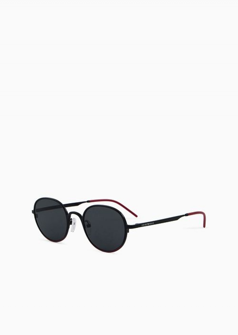 Pattern Emporio Armani Women’s Round Sunglasses | EA-SN57737