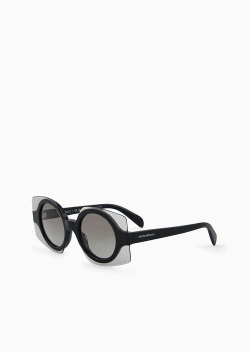 Pattern Emporio Armani Women’s Square Sunglasses | EA-SN57745