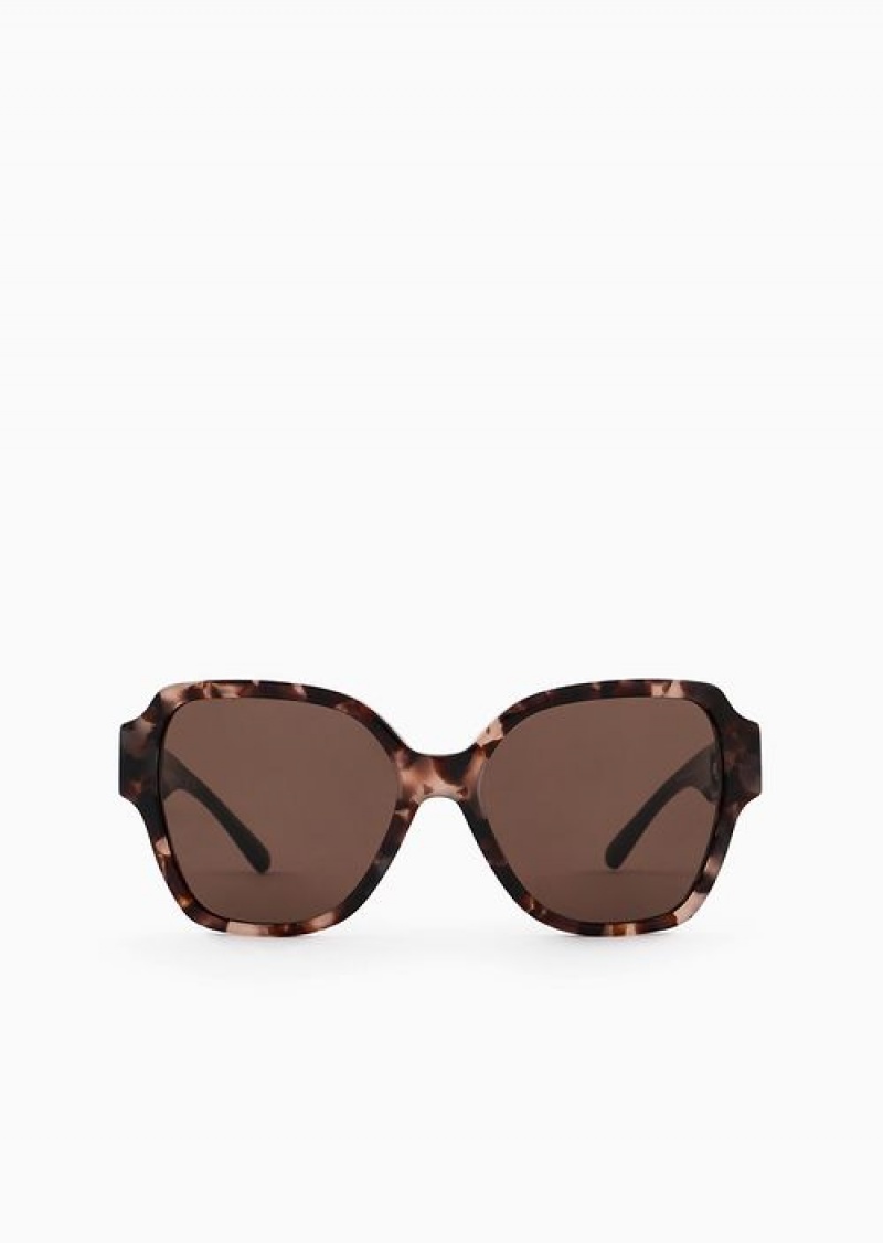 Pattern Emporio Armani Women’s Square Sunglasses | EA-SN57757