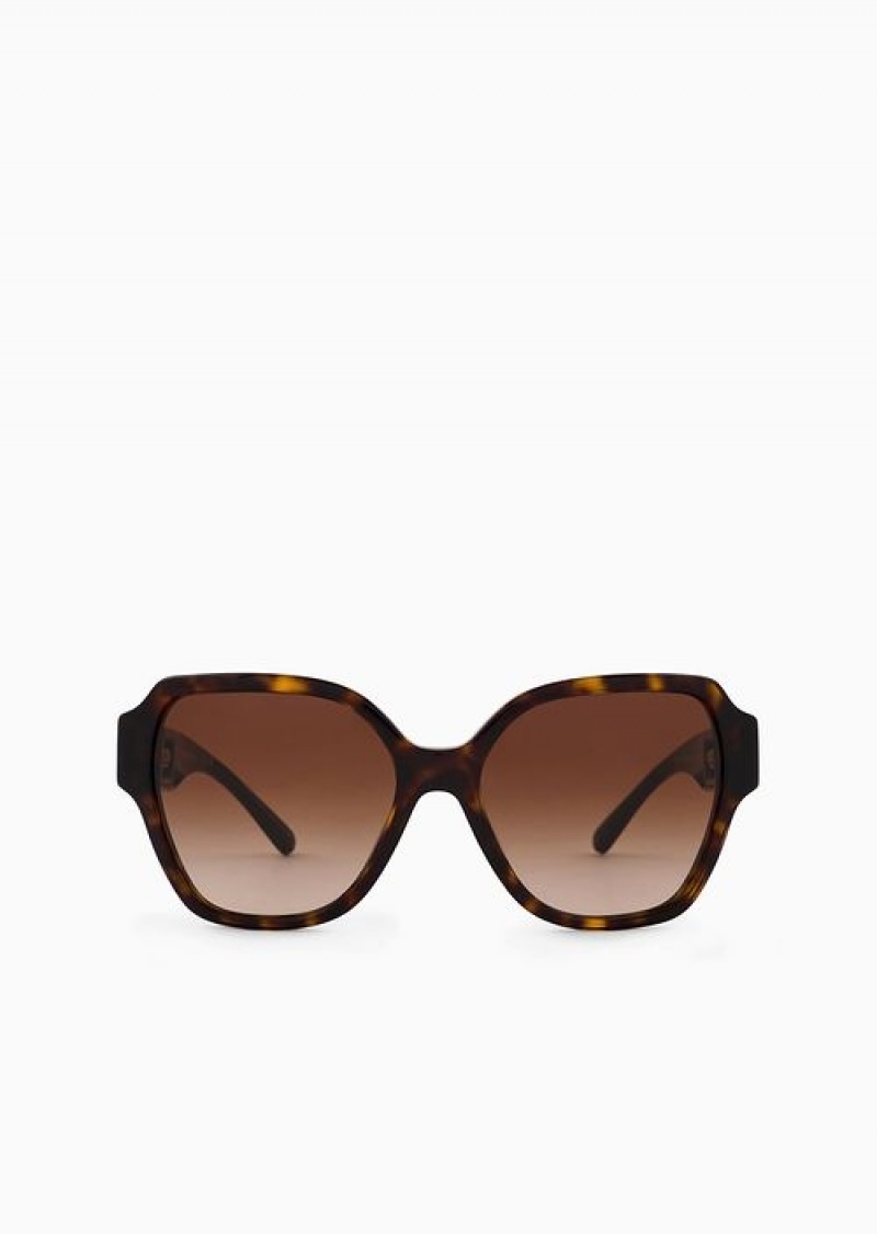 Pattern Emporio Armani Women’s Square Sunglasses | EA-SN57758