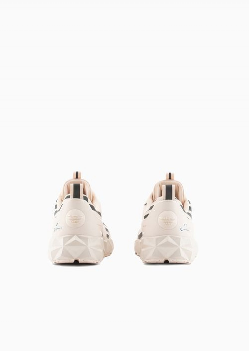 Pink Emporio Armani Ultimate C2 Kombat Sneakers | EA7-SN59775