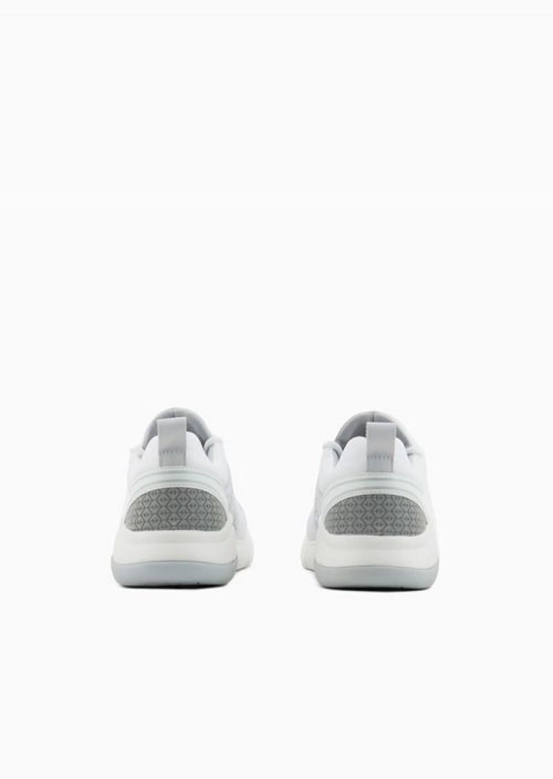 White Emporio Armani Evo Racer Sneakers | EA7-SN59793