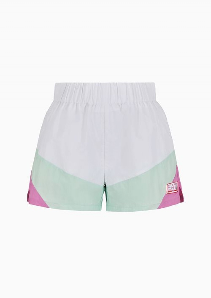 White Emporio Armani Shorts | EA7-SN59561